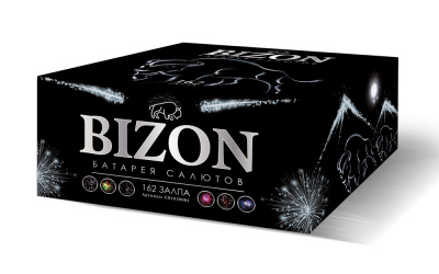 Батарея салютов BIZON - 162 залпов1,2 (УРАЛСАЛЮТ)
